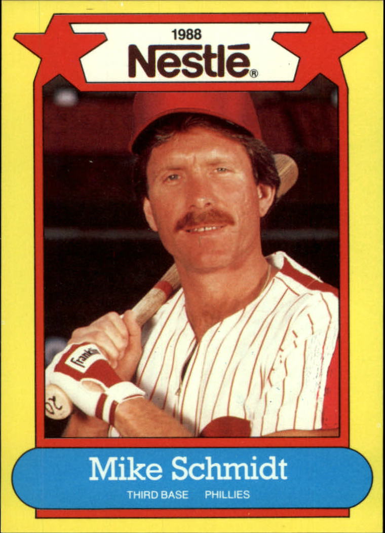 1988 Nestle Baseball Cards     006      Mike Schmidt